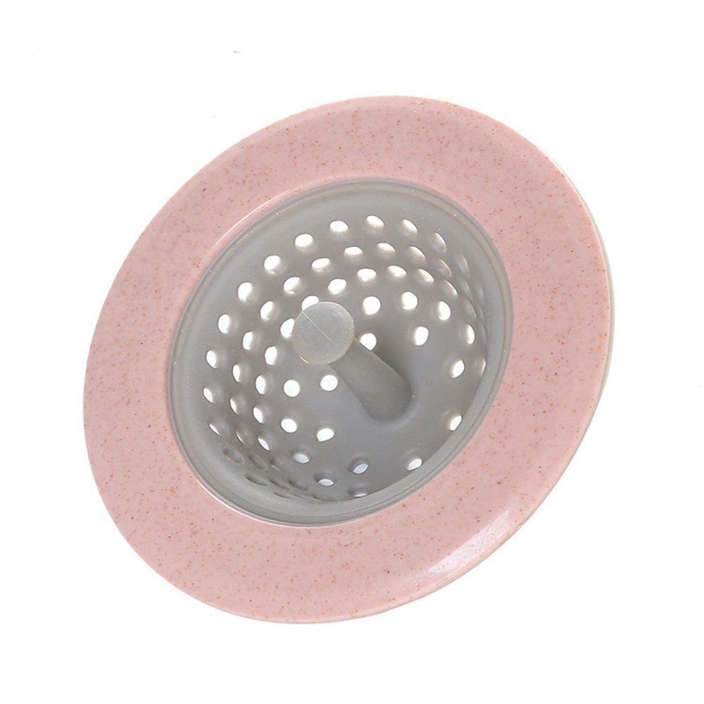 Dishwasher Strainer, Hair Sink Floor Drain Cover Anti Clog, Kitchen Sink Sewer Anti Clog Filter Pink
