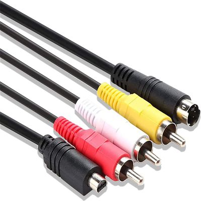 Guy-Tech AV A/V Video Audio TV Cable Cord Lead Compatible with Handycam Camcorder VMC-15 FS 15FS