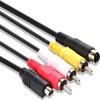 Guy-Tech AV A/V Video Audio TV Cable Cord Lead Compatible with Handycam Camcorder VMC-15 FS 15FS view 1