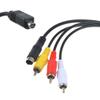 Guy-Tech AV A/V Video Audio TV Cable Cord Lead Compatible with Handycam Camcorder VMC-15 FS 15FS view 4