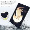 Case for Samsung Galaxy Tab A8 10.5 Case 2022 SM-X200/X205/X207, Lightweight Protective, Multiple Angle, PU Leather Slim Folio Stand Smart Cover with Auto Wake/Sleep, White Cat view 3