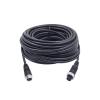1Pc M12 4-Pin Aviation Plug Video Extension Cable 1M/ 2M /5M /8M/ 10M/ 15M/ 20M /25M for CCD Reversing Camera Camper Trailer (Size : 25m) view 1