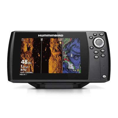 Humminbird Helix 7 G4 GPS Fish Finder with Transducer, MEGA Side Imaging