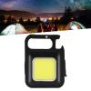 Yunseity COB Keychain Flashlight, 180 Degree Foldable Mini Keychain Work Light, High Brightness Portable Strong Magnetic LED Keychain Flashlight, USB Charging Portable Size, Aluminum Alloy view 4