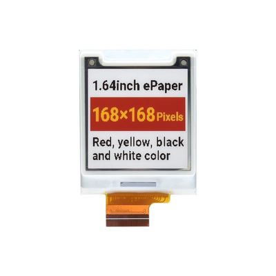 1.64inch Square E-Paper E-Ink (G) Raw Display 168 168 Pixels Resolution Red/Yellow/Black/White SPI Communication
