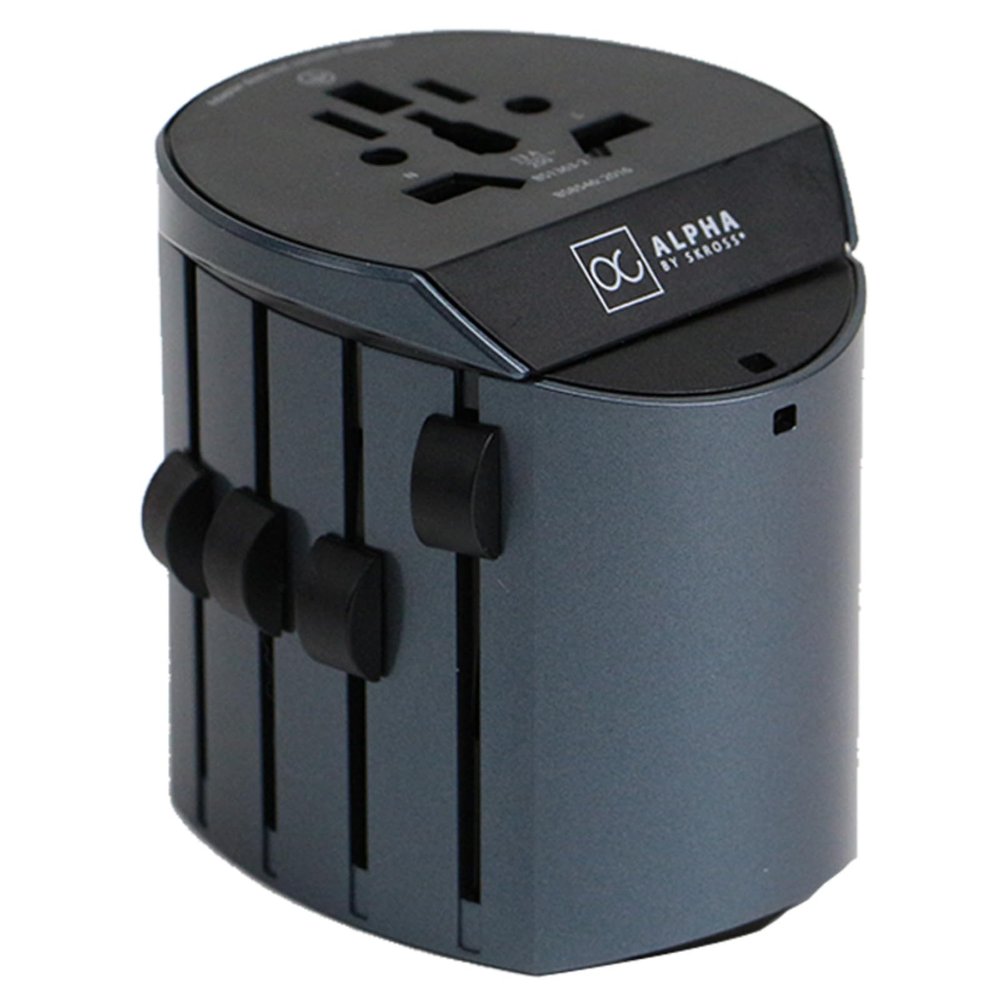 Skross Alpha Luxury Premium World Travel Adapter with Infinite Possibilities