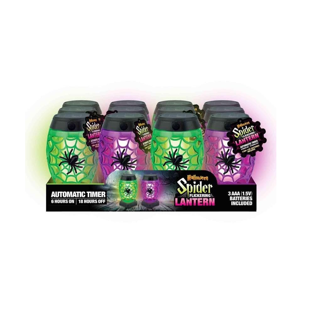 MAGIC SEASONS 768165 Halloween Lantern, 1.5 Volt (Pack of 12)