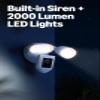 Ring Floodlight Cam Wired Pro, Home or business security, Retinal 2K Video, Color Night Vision and Two-Way Talk with Audio+, White view 4
