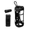 Silicone Cover Skin for JBL Flip 6 Portable Bluetooth Speaker by Alltravel, Portable Full Protection Solution, Customized Skin with Color and Shape Matching (Black) view 1