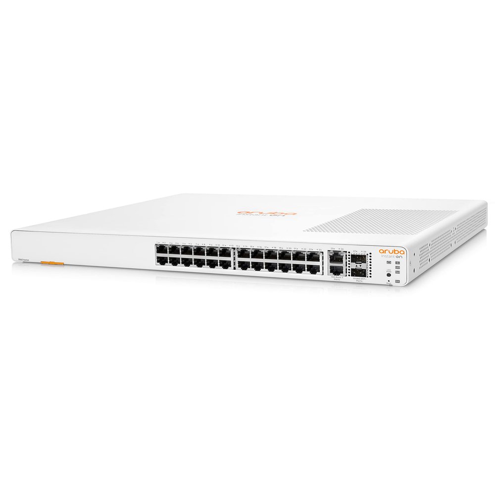 Aruba Instant On 1960 24-Port Gb Smart Switch - 24x 1G | 2X SFP+ | 2x10GBase-T (JL806A#ABA) (Renewed)