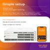 Aruba Instant On 1960 24-Port Gb Smart Switch - 24x 1G | 2X SFP+ | 2x10GBase-T (JL806A#ABA) (Renewed) view 3