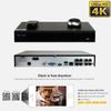 GW Security 2-Way Audio Spotlight 5MP Full-time Color Night Vision PoE Security Camera System, 8 Channel 4K NVR with 4 x 5MP 1920p Face Recognition Human/Vehicle Detection IP Camera, Thermal PIR Heat view 3