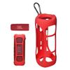 Silicone Cover Skin for JBL Flip 6 Portable Bluetooth Speaker by Alltravel, Portable Full Protection Solution, Customized Skin with Color and Shape Matching (Red) view 1