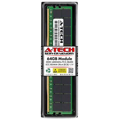 A-Tech 64GB RAM for HP Alletra 4110, 4120 | DDR5 4800MHz PC5-38400 EC8 RDIMM 2Rx4 ECC Registered Server Memory Upgrade