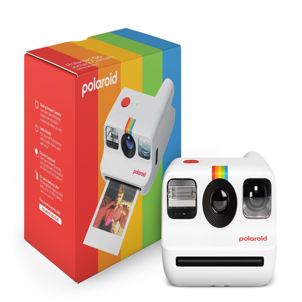 Polaroid Go Generation 2 - Mini Instant Film Camera - White (9097) - Only Compatible with Go Film