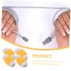 Mikikit Abs Silicone Data Cable Protective Case Charger Cable Protector Saver for Cord Phone Charger Protector for Cord Random Style view 3