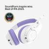 Belkin SoundForm Inspire Wireless Over-Ear Headset for Kids, Online Learning & Travel w/Built-in Microphone, 85dB Safe Volume Limit, 35H Battery - Compatible w/iPhone, iPad, Galaxy & More - Lavender view 2