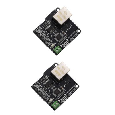 Hemobllo 2pcs Port Controller Board Channel Relay and Ethernet Connectivity for Management and