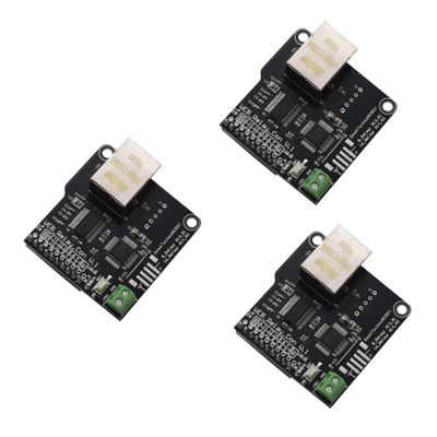 Hemobllo 3pcs Port LAN Wan Ethernet Module Board Channel Relay Networking Controller for IP Web Server Access