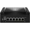CWWK Fanless Mini PC Intel N Series-N100(4C/4T up to 3.4GHz) Low Power Processor, DDR5, 6x2.5GbE Intel I226V, 4K Display Outputs,M.2 NVMe, SATA3.0, 5 USB Ports, Firewall Router (N100-6L 8G/128G) view 1