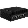 CWWK Fanless Mini PC Intel N Series-N100(4C/4T up to 3.4GHz) Low Power Processor, DDR5, 6x2.5GbE Intel I226V, 4K Display Outputs,M.2 NVMe, SATA3.0, 5 USB Ports, Firewall Router (N100-6L 8G/128G) view 2