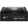 CWWK Fanless Mini PC Intel N Series-N100(4C/4T up to 3.4GHz) Low Power Processor, DDR5, 6x2.5GbE Intel I226V, 4K Display Outputs,M.2 NVMe, SATA3.0, 5 USB Ports, Firewall Router (N100-6L 8G/128G) view 3