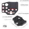 FocusFoto Extension Mount Plate & 5" Articulating Magic Arm Kit with Cold Shoe, 1/4" & 3/8" Threaded Screw for DJI Ronin S/SC/RS2/RSC2/RS3 PRO/Mini Gimbal Stabilizer Monitor Microphone LED Video Light view 2