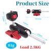 FocusFoto Extension Mount Plate & 5" Articulating Magic Arm Kit with Cold Shoe, 1/4" & 3/8" Threaded Screw for DJI Ronin S/SC/RS2/RSC2/RS3 PRO/Mini Gimbal Stabilizer Monitor Microphone LED Video Light view 3