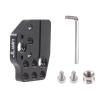 FocusFoto Extension Mount Plate & 5" Articulating Magic Arm Kit with Cold Shoe, 1/4" & 3/8" Threaded Screw for DJI Ronin S/SC/RS2/RSC2/RS3 PRO/Mini Gimbal Stabilizer Monitor Microphone LED Video Light view 4