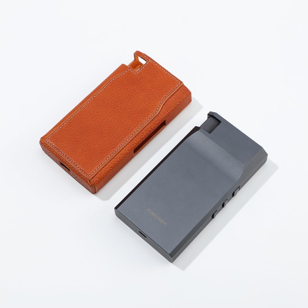 Genuine Leather Protective Shell Skin Case Cover for iRiver Astell&Kern AK PA10 (Brown)