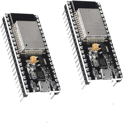2PCS ESP32 ESP32S ESP-32 Development Board,NodeMCU 2.4GHz Dual-Core WLAN WiFi +Bluetooth 2 Function Microcontroller (ESP32 38PIN)