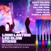 Kasyat 10 Pcs Fiber Optic Wands LED Light up Glow Sticks, Vivid Color view 2