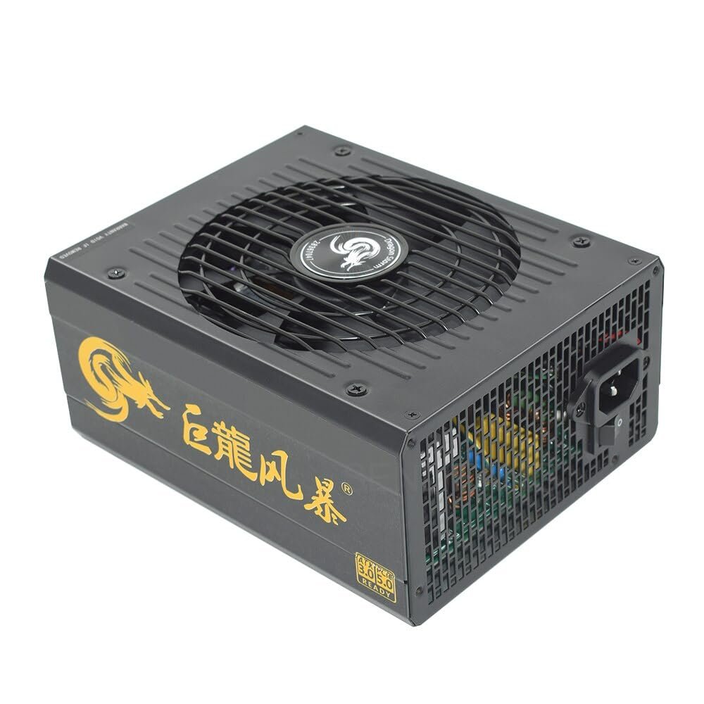 1600W ATX 3.0 PC Power Supply 14MM Fan Support Dual CPU PSU Professional E-Sports Video Gamer Power Source PCIe 5.0 Unit
