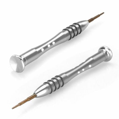 5-Point Star 1.2mm Pentalobe Screwdriver Silver Suitable Computer Mobile Phone Repair Stainless Steel Aluminum Rubber Material