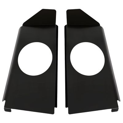 KUAFU Behind Seat Speaker Brackets Compatible with 1967-1972 Chevy Chevrolet C10 Pickup Cab Corner Behind Seat Speaker Brackets for 6x9 Speakers