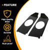 KUAFU Behind Seat Speaker Brackets Compatible with 1967-1972 Chevy Chevrolet C10 Pickup Cab Corner Behind Seat Speaker Brackets for 6x9 Speakers view 3