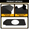 KUAFU Behind Seat Speaker Brackets Compatible with 1967-1972 Chevy Chevrolet C10 Pickup Cab Corner Behind Seat Speaker Brackets for 6x9 Speakers view 4
