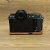 BMAOLLONGB X-S20 Case, Handmade PU Leather Half Camera Case Bag Cover Bottom Opening Version for Fujifilm X-S20 XS20 With Hand Strap (Black-A) view 4