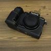 BMAOLLONGB X-S20 Case, Handmade PU Leather Half Camera Case Bag Cover Bottom Opening Version for Fujifilm X-S20 XS20 With Hand Strap (Black-B) view 2