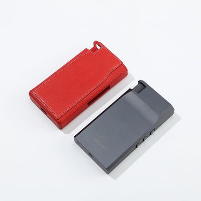 Genuine Leather Protective Shell Skin Case Cover for iRiver Astell&Kern AK PA10 (Red)