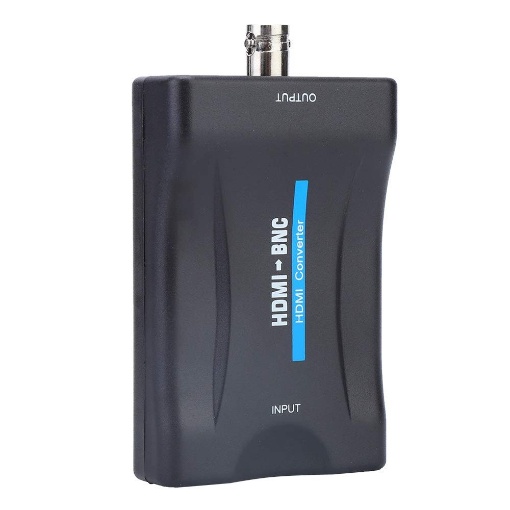 to BNC Composite Video and 3.5mm Audio Converter, NTSC and PAL Support, 480i 576i,