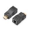 2X 30m to RJ45 Network Cable Extender Converter Repeater Over CAT-5e CAT6 - Plug and Play, 1.4 3D 1080P, Support Cat5e/6 up to 30m view 1