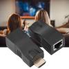 2X 30m to RJ45 Network Cable Extender Converter Repeater Over CAT-5e CAT6 - Plug and Play, 1.4 3D 1080P, Support Cat5e/6 up to 30m view 4