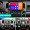 13.1-Inch Android Radio for Dodge Ram 1500 2500 3500 2013-2018 6+128G HD IPS Touch Screen with Apple Carplay & Android Auto, Car Stereo Bluetooth 5.0 GPS Navi for Car Multimedia Player Backup Camera view 3