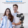 Soonpho M2 Motorized Rotating Panoramic Tripod Head with Remote Control & Mobile Phone Clip for DSLR Cameras/Smartphones-Built-in 2000mAh Lithium Battery, 2.2lb/1kg Maximum Playload view 2