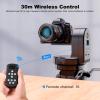 Soonpho M2 Motorized Rotating Panoramic Tripod Head with Remote Control & Mobile Phone Clip for DSLR Cameras/Smartphones-Built-in 2000mAh Lithium Battery, 2.2lb/1kg Maximum Playload view 3