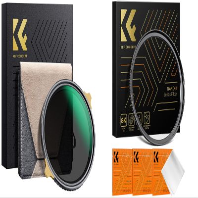 67mm Variable ND2-32 ND Lens Filter & 58mm to 67mm Step-Up Lens Filter Adapter Ring