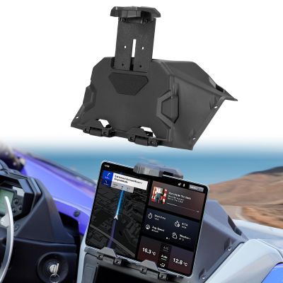 A & UTV PRO Electric Tablet Mount for Yamaha YXZ 1000, with Storage Box Organizer Tray, GPS Phone Ipad Mount Tablet Holder for Yamaha YXZ 1000R / SE/SS/SS SE 2019-2023 Accessories