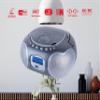 HANNLOMAX HX-309CD Portable CD/MP3 Boombox, AM/FM Radio, Bluetooth, USB Port for MP3 Playback, Aux-in, LCD Display, AC/DC Operated (Grey) view 3