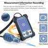 Fiber Optic Inspection Probe Kit 400X Magnification Fiber Connector Endface Microscope with 3.5 Inch Display Monitor 32G TF Card 4000mAh Battery Inspection Camera view 3